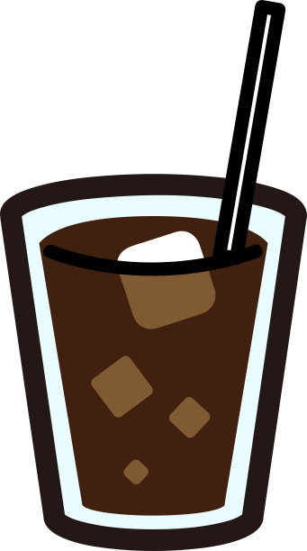一杯冰咖啡。图片下载