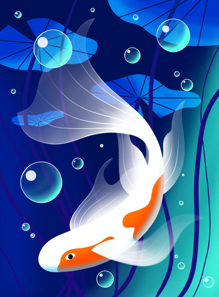 锦鲤池图片下载