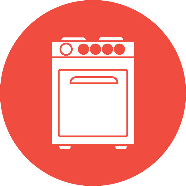 孤立炉电器块风格图标图片下载