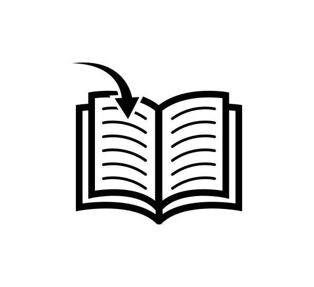 书图标矢量标志模板图片下载