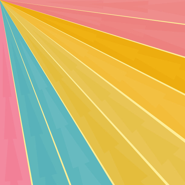 彩虹色轨迹线射线抽象背景纹理图案向量和插画在秋季体育场流行图片下载