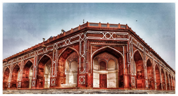 胡马雍陵墓图片下载