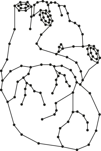 示意图三维人体心脏。图片下载