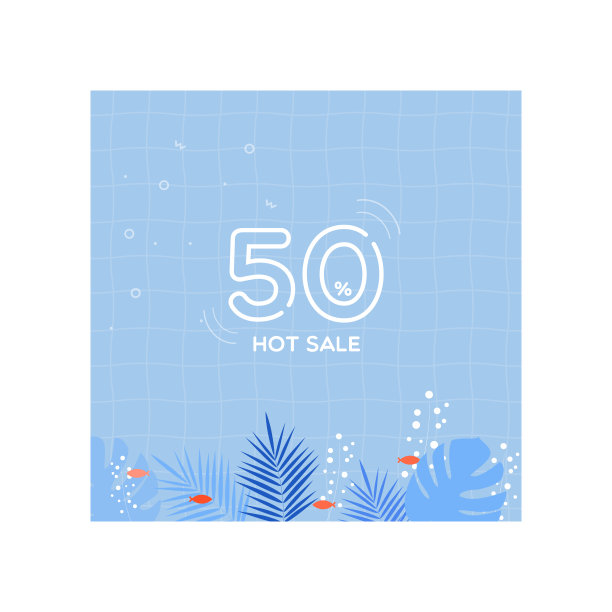 背景与水池的水下植物和热带鱼。图片下载