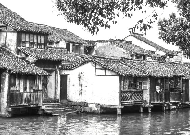 村庄在河图片下载