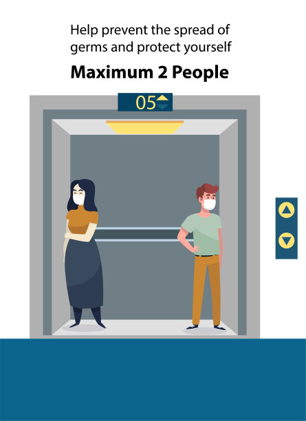 两个人在电梯里图片下载