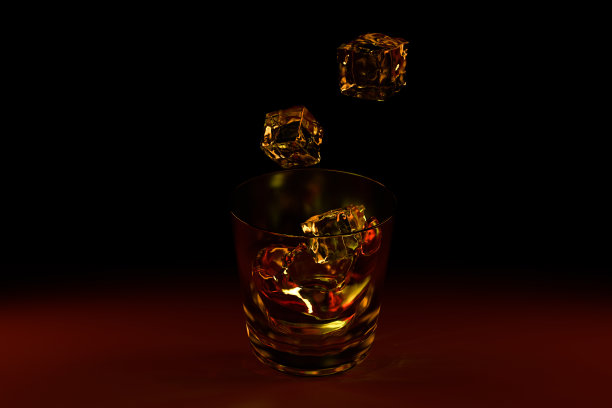 威士忌加冰图片下载