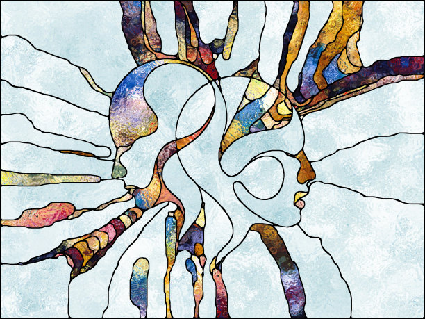 彩色玻璃的内在生活图片下载