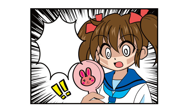 这是一幅日本女孩在仲夏穿着制服和双尾礼服出道的漫画图片下载