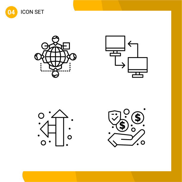 图标设置线条样式图标包轮廓符号图片下载