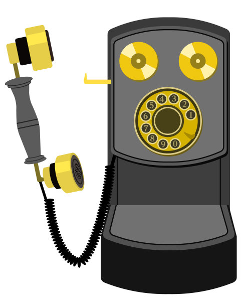 复古壁挂式手机(德尔维尔磁手机)图片下载