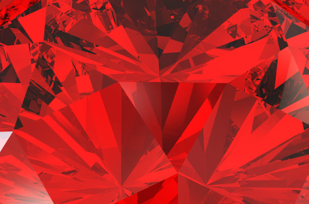 美丽的红色红宝石纹理特写。图片下载