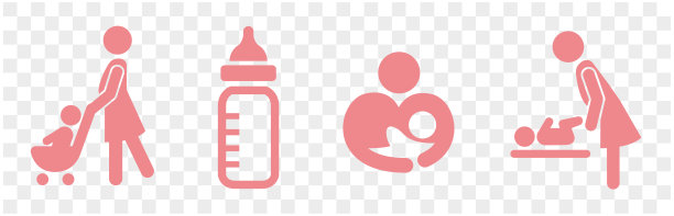 婴儿车图标婴儿推矢量图片下载