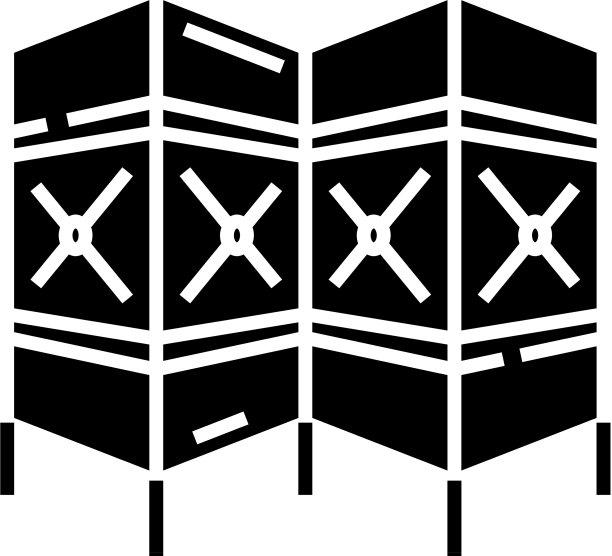 冰箱黑色图标概念图片下载