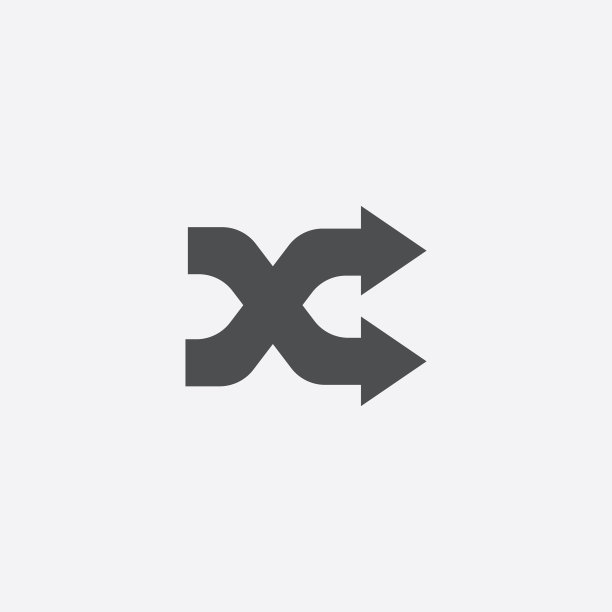 随机播放轮廓图标图片下载