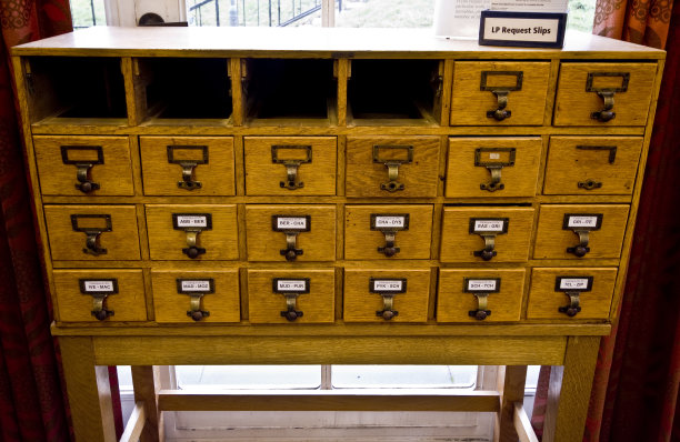 1920年代图书馆目录索引图片下载