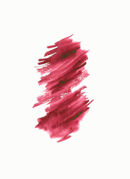 红色的笔触在白色的背景上被隔离图片下载