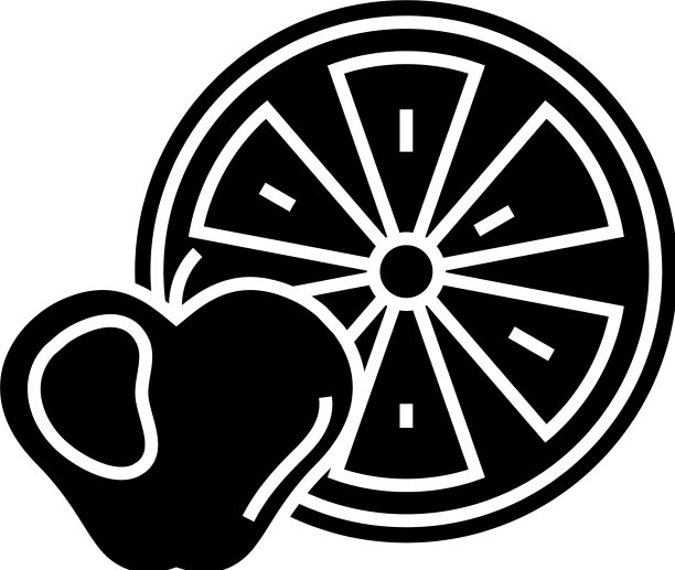 水果黑色图标概念图片下载