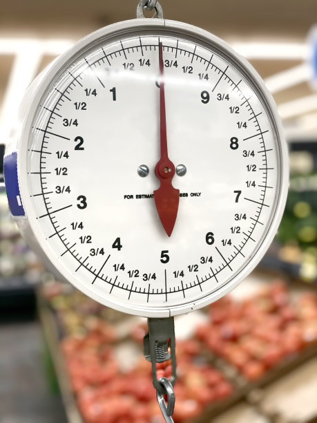 超市的杂货秤图片下载