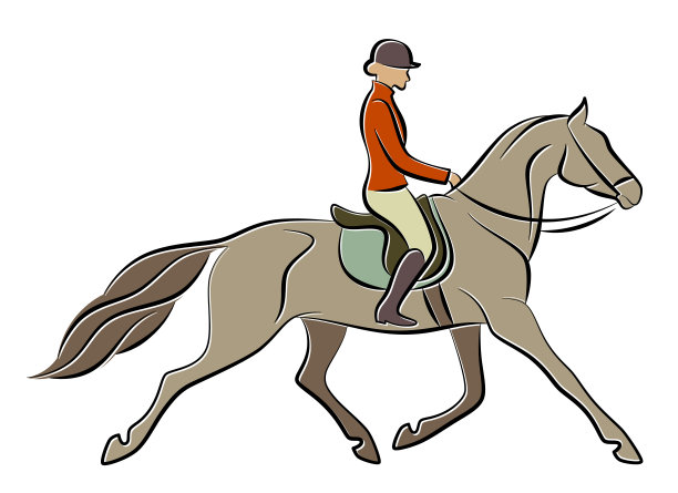 骑在马上的女孩图片下载