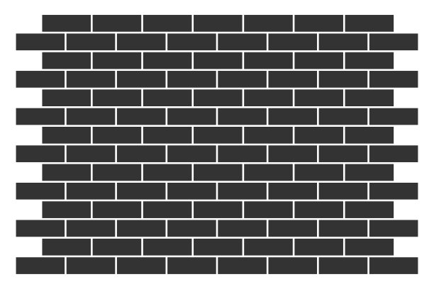 黑色的砖墙。纹理墙纸与矩形砖。砖的模式与块结构。抽象的方形肌理外观设计。砖墙施工残渣。每股收益10。图片下载