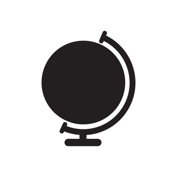 地球仪图标矢量设计插图图片下载