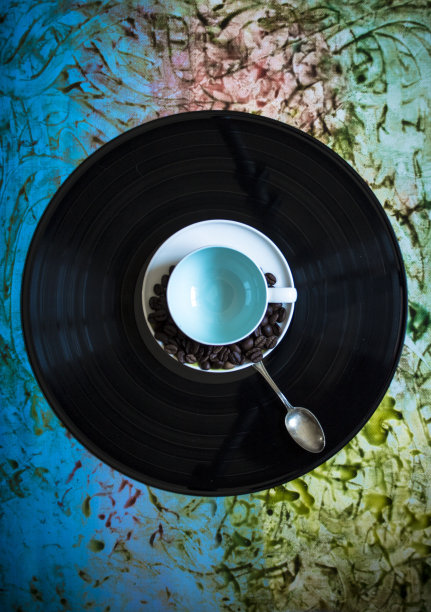 杯上的乙烯基图片下载