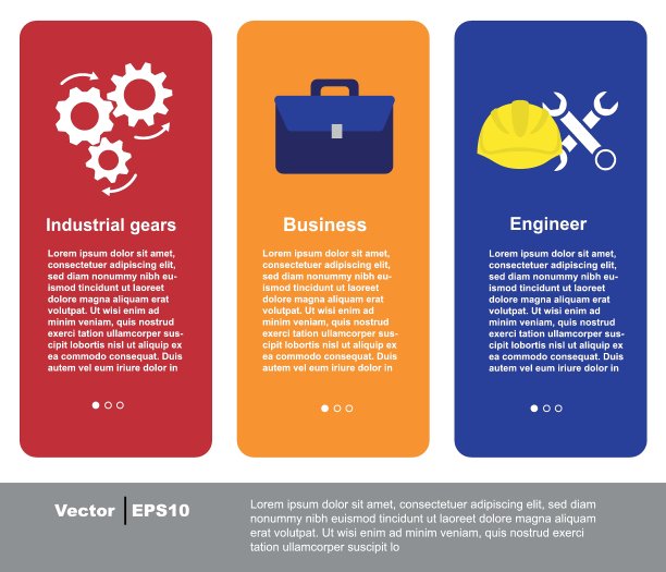 工业，商业，工程网站和移动应用程序的屏幕。图片下载