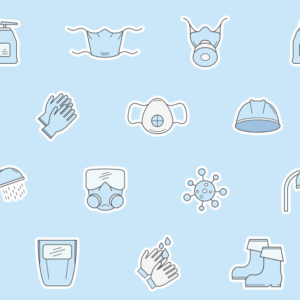 卫生防护背景01-04图片下载