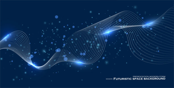 氖辉光波，神奇的能量。图片下载