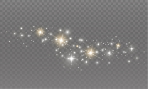 闪闪发光的尘埃粒子。图片下载