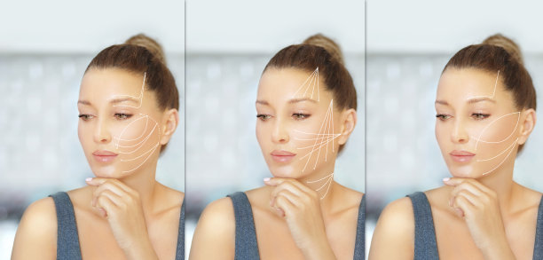 螺纹提容，非手术，下面部提容图片下载