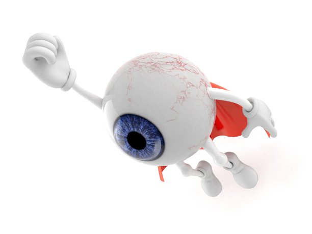 眼球人物飞行与英雄披风图片下载