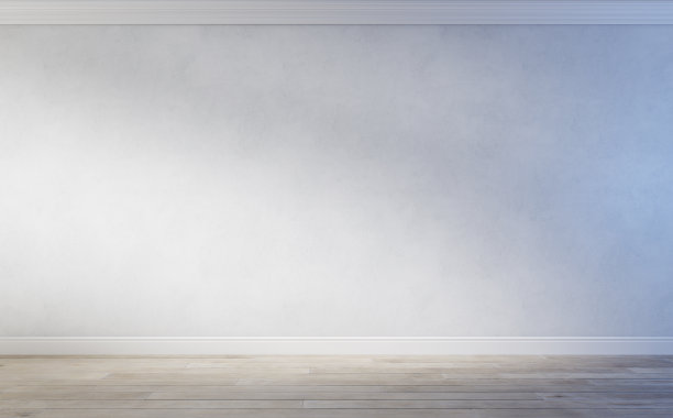 空旷的现代室内，白色的墙壁图片下载