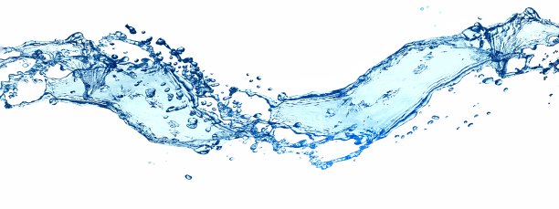 抽象的蓝色波浪图解图片下载