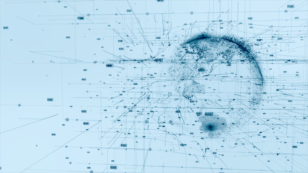 5G和AI技术，全球通信网络概念。业务图。全球业务。图片下载