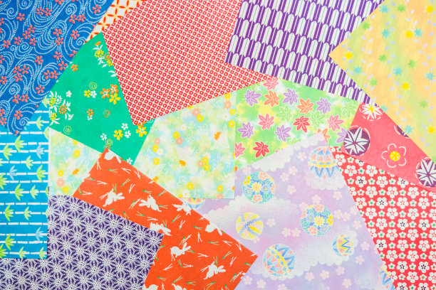 折纸装饰的日本纸图片下载