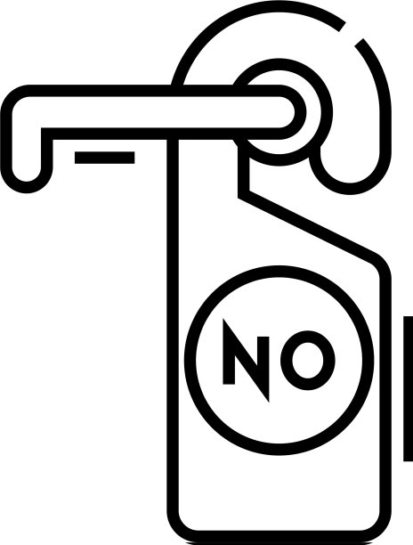 房间键线图标概念标志轮廓图片下载