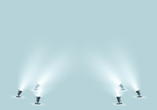 用于演播室或舞台的地板聚光灯图片下载