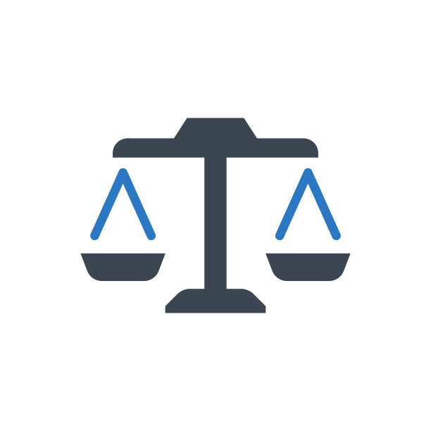 判断图标。平衡，法律，正义(矢量图)图片下载