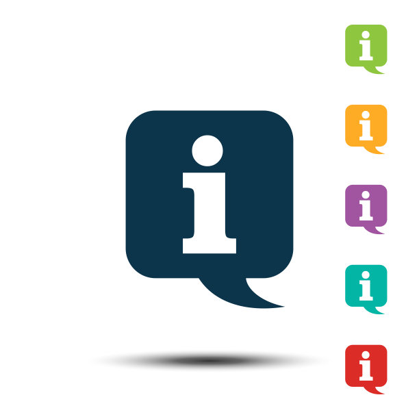 设置信息方块图标矢量Logo模板图片下载