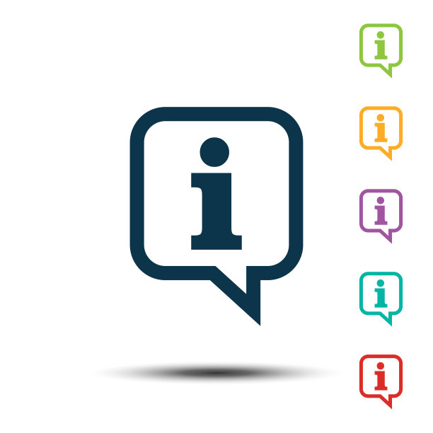 设置信息方块图标矢量Logo模板图片下载