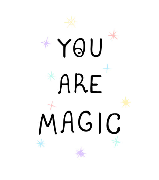 你是魔术-有趣的手绘幼儿园海报与字母图片下载