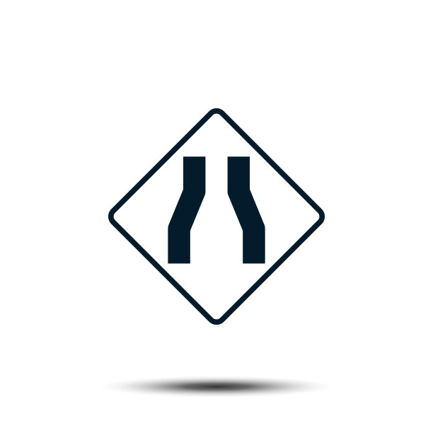 道路标志矢量标志模板插图EPS 10图片下载