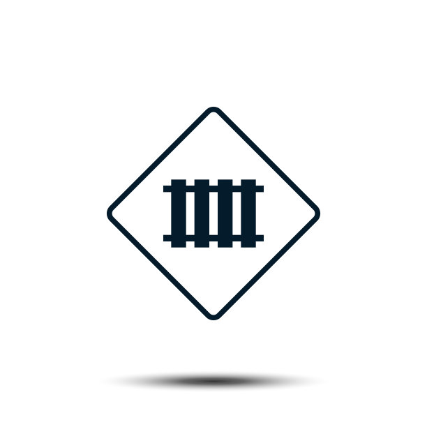 道路标志矢量标志模板插图EPS 10图片下载