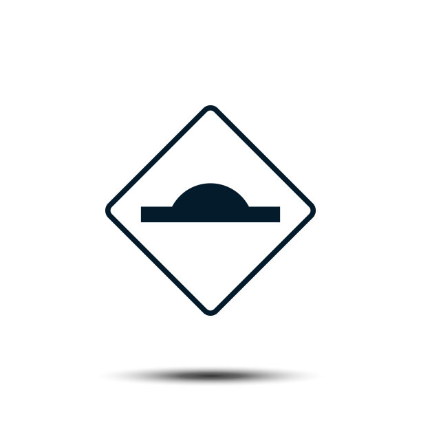 道路标志矢量标志模板插图EPS 10图片下载