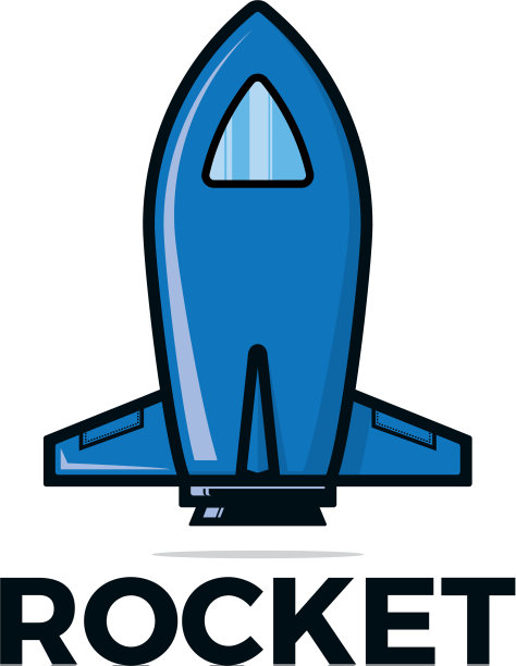 火箭空间图标模板图片下载
