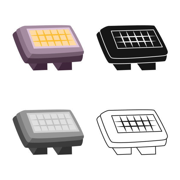 孤立物体聚光灯和视频标志图片下载