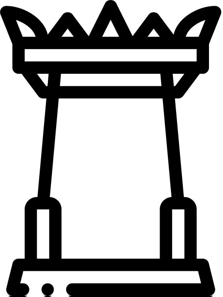 泰国国家塔的标志细线图片下载