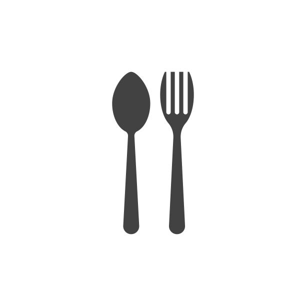 餐具盘子图标矢量插画图片下载